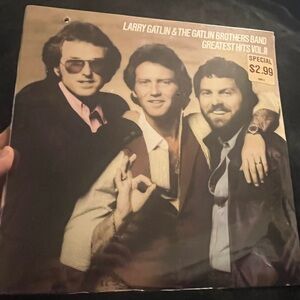 Larry Gatlin & The Gatlin Brothers Band Greatest Hits Volume II LP Record .